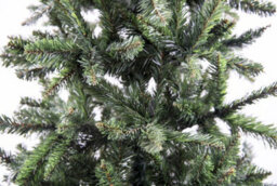 Shatchi 6Ft Slim Pine Green Tree Christmas Holiday Festive Xmas Home Decorations With Pencil Point Tips - thumbnail 5
