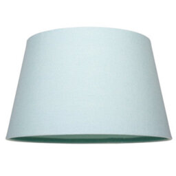 Happy Homewares Traditional 30Cm Duck Egg Linen Fabric Drum Table/pendant Lampshade 60W Maximum - thumbnail 5