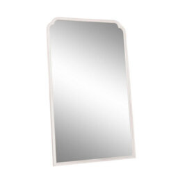 Melody Maison Large Arched White Washed Distressed Wooden Frame Wall & Leaner Mirror - 90Cm X 145Cm - thumbnail 9