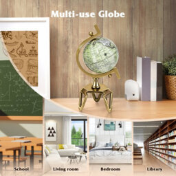 Costway Geographic 5 Inch World Globe Educational Interactive Rotating Desktop Globe - thumbnail 6
