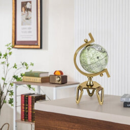 Costway Geographic 5 Inch World Globe Educational Interactive Rotating Desktop Globe - thumbnail 9