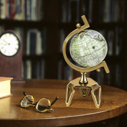 Costway Geographic 5 Inch World Globe Educational Interactive Rotating Desktop Globe - thumbnail 8