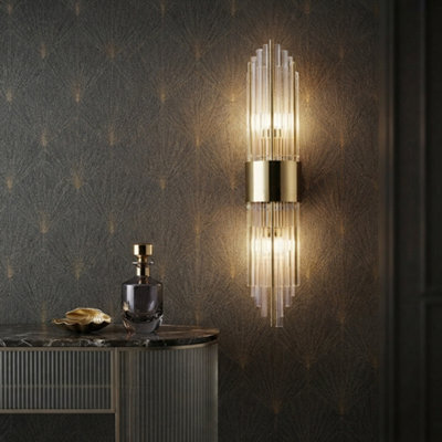 35Cm Gold Led Wall Lamp Wall Sconce Warm Light - image 1