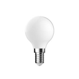 Diall 3.4W 470Lm Milky Mini Globe Neutral White Led Filament Light Bulb - thumbnail 1