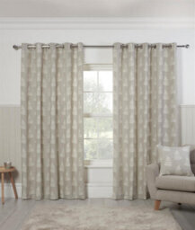 "Sundour Esher Light Filtering Curtains Grey 90X90""" - thumbnail 1