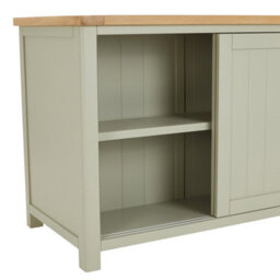 The Furniture Market Marbury Sage Green Bar Kitchen Island - 2 Seater - thumbnail 7
