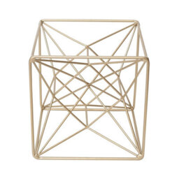 Vanity Living 20.3Cm Gold Star Decoration Modern Iron Geometric Ornament For Shelf, Table & Festive Home Decor - thumbnail 1