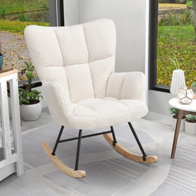 Darphe Tufted Upholstered Rocking Chair For Living Room, 69Cm W X 86Cm D X 98.5Cm H - image 1