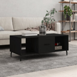 Berkfield Durable Coffee Table Black 102X50X40 Cm Engineered Wood - thumbnail 2