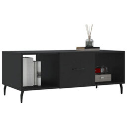 Berkfield Durable Coffee Table Black 102X50X40 Cm Engineered Wood - thumbnail 3