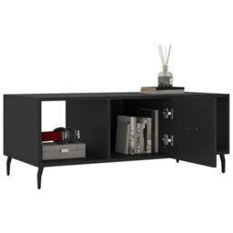 Berkfield Durable Coffee Table Black 102X50X40 Cm Engineered Wood - thumbnail 4