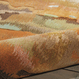 Viscose , Wool Abstract , Optical/ (3D) Handmade , Luxurious , Modern , Wool Rug For Living Room, Bedroom - 114Cm X 175Cm - thumbnail 8