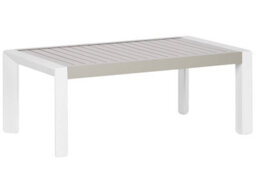 Beliani Taupe Aluminium Outdoor Coffee Table 120 X 170 Cm - Weather-Resistant Aluminium - thumbnail 3