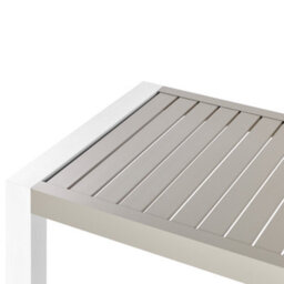 Beliani Taupe Aluminium Outdoor Coffee Table 120 X 170 Cm - Weather-Resistant Aluminium - thumbnail 5