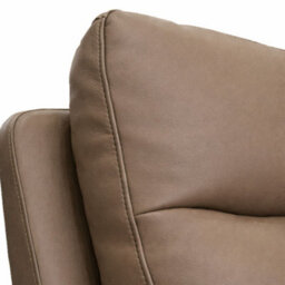Aspire Marlowe Real Leather Power Recliner Two Seater Sofa With Usb Charging, Taupe - thumbnail 9