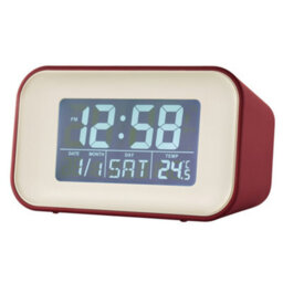 Acctim Alta Retro Digital Alarm Clock Crescendo Alarm Date & Temperature Display Spice - thumbnail 2
