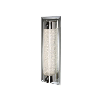 Luminosa Lighting Luminosa Tube Flush 8W Led 4000K Polished Chrome/ Sand Diamond, 680Lm, 3Yrs Warranty - image 1