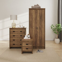 Gfw Boston 3 Piece Bedroom Set Knotty Oak - thumbnail 1