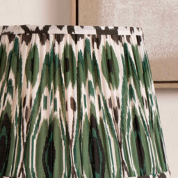 Pacific Lifestyle 35Cm Green Patterned Tapered Lampshade Cone Table Lamp Shade - thumbnail 2