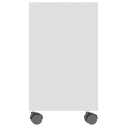 Berkfield Side Table White 70X35X55 Cm Engineered Wood - thumbnail 5