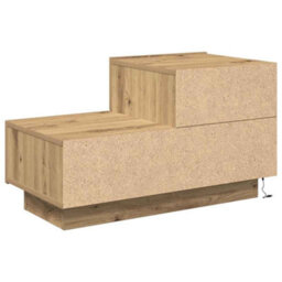 Walplus Bedside Cabinet Artisan Oak 70 X 36 X 40.5 Cm Engineered Wood - thumbnail 9