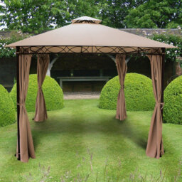 Glendale Garden & Leisure Glendale Marco Polo Gazebo 3X3 Mocha - thumbnail 4