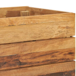 Berkfield Raised Bed 100X40X72 Cm Recycled Teak And Steel - thumbnail 7