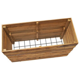 Berkfield Raised Bed 100X40X72 Cm Recycled Teak And Steel - thumbnail 5