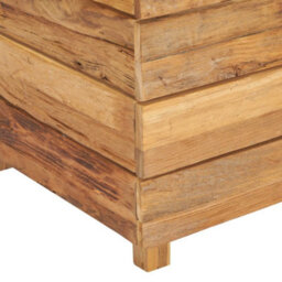Berkfield Raised Bed 100X40X72 Cm Recycled Teak And Steel - thumbnail 8