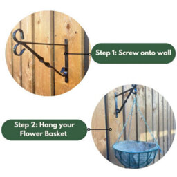 Marco Paul 12'' Hanging Basket Bracket - thumbnail 4