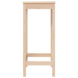 Berkfield Bar Table 50X50X110 Cm Solid Wood Pine - thumbnail 5