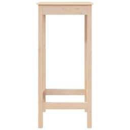 Berkfield Bar Table 50X50X110 Cm Solid Wood Pine - thumbnail 6