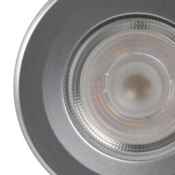 GoodHome Gamow Matt Pewter Effect Fixed Led Fire-Rated Warm & Neutral Downlight 5W Ip65, Pack Of 3 - thumbnail 5