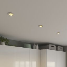 GoodHome Gamow Matt Pewter Effect Fixed Led Fire-Rated Warm & Neutral Downlight 5W Ip65, Pack Of 3 - thumbnail 2