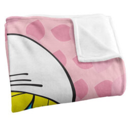 The Smurfs Silky Smurfette Supersoft Blanket Pink/blue/white (One Size) - thumbnail 3