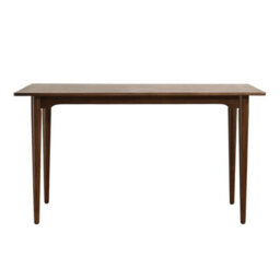 Ashford Mid-Century Modern Walnut Effect 4 Seater Rectangle Wooden Dining Table - 140Cm - thumbnail 3