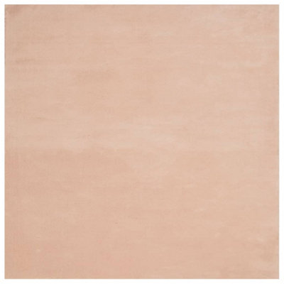 Berkfield Modern Rug Huarte Short Pile Soft And Washable Blush 160X160 Cm