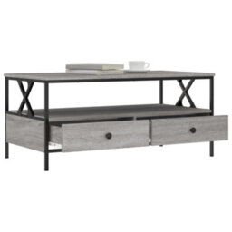 Berkfield Coffee Table Grey Sonoma 100X51X45 Cm Engineered Wood - thumbnail 4