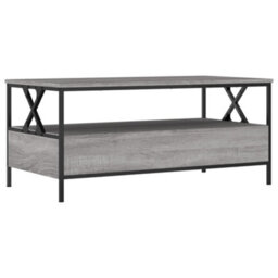 Berkfield Coffee Table Grey Sonoma 100X51X45 Cm Engineered Wood - thumbnail 8