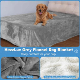 Ameha Silver Sherpa Fleece Blanket Soft Thick Fluffy & Reversible Throw For Couch Bed Sofa Super King 230X270 Cm - thumbnail 2