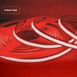 Ener-J 24V Cob Led Strip Light 5M 480 Leds Per Metre Red 12W