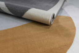 Stratus Interiors Maison Large Living Room Rug 200 X 290 Cm - Grey / Mustard / Cream / Light Grey - Medium - thumbnail 4