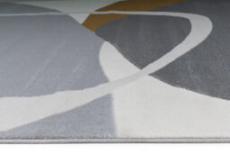 Stratus Interiors Maison Large Living Room Rug 200 X 290 Cm - Grey / Mustard / Cream / Light Grey - Medium - thumbnail 3