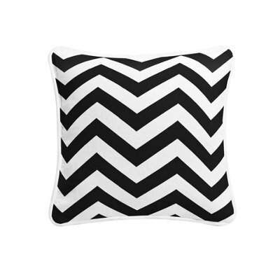 "ARLinens Chevron Cushion Covers 100% Cotton Geometric Desin Zigzag Style Cushion Cases In 18X18"" Pack Of 2" - image 1