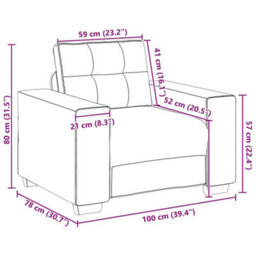 Vidaxl Sofa Set With Cushion 3 Pcs Grey 221 X 78 X 80 Cm Velvet - thumbnail 3