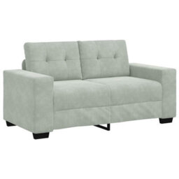 Vidaxl Sofa Set With Cushion 3 Pcs Grey 221 X 78 X 80 Cm Velvet - thumbnail 5