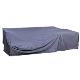 Evre Grey Rattan Outdoor Garden Furniture Nevada Set 6 Seater Sofa With Coffee Table With Cover - thumbnail 7