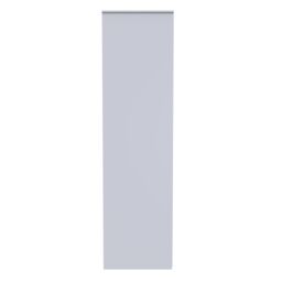 Linear Ready Assembled Modern Matt Green & White Tall Double Wardrobe (H)1970mm (W)740mm (D)530mm - thumbnail 6