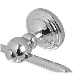 Wall Mounted Chrome Toilet Tissue Roll Holder Bathroom Cloakroom - thumbnail 5