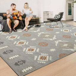 Ameha Geometric Printed Rug Livingroom Kitchen Floor Nova 160 X 230 Cm Carpet Indoor/outdoor Rugs - thumbnail 8